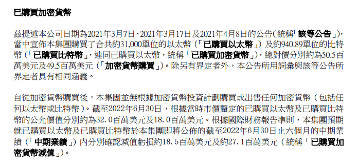 美图炒币坐“过山车”：年初浮盈6240万美元<strong></p>
<p>今合币</strong>，今巨亏4560万美元