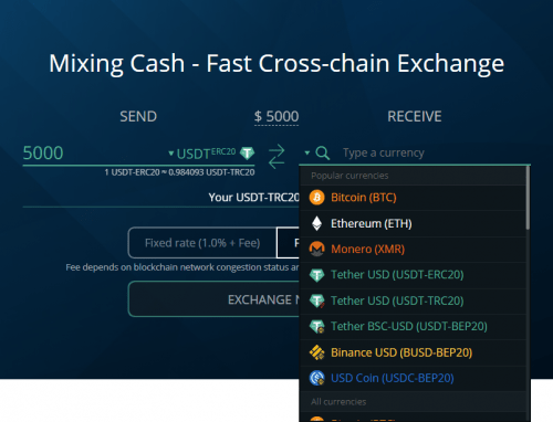 虚拟币跨链兑换安全研究<strong></p>
<p>币币兑换</strong>，混币器Mixing Cash会影响发展的未来吗？
