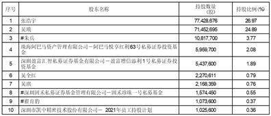 深圳市凯中精密技术股份有限公司 关于回购股份事项前十名股东及前十名无限售条件股东持股情况的公告