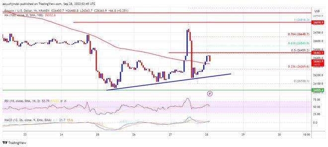 比特币价格面临艰巨任务<strong></p>
<p>btc最新价格</strong>，BTC又一次下降？