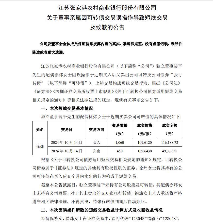 将代码“123048”错输成“128048”<strong></p>
<p>thb币上哪个交易所</strong>？市值近百亿银行致歉：董事亲属因误操作导致短线交易