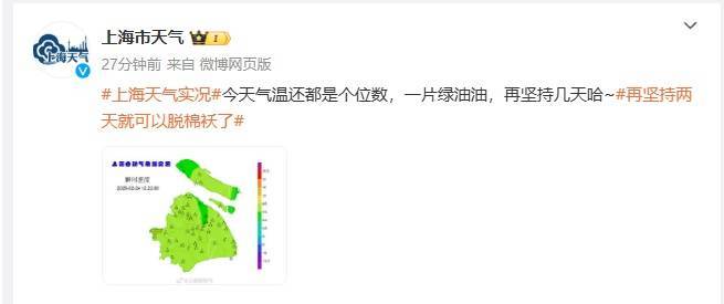 上海人<strong></p>
<p>天王币交易所</strong>，再坚持两天就能脱棉袄了！最高直冲23℃！能顺利入春吗？