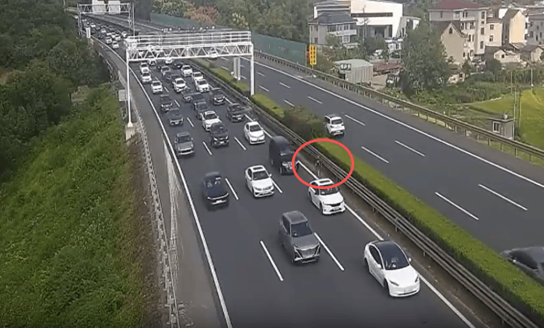 小男孩独自在高速上奔跑<strong></p>
<p>理邦仪器股票</strong>,过往车辆纷避让,家长下车方便时娃丢了